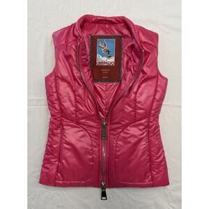 Authier Madonna di Campiglio Pink Puffer Vest Primaloft Luxury Women’s XS Italy